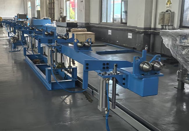 High-frequency welding fin tube machine