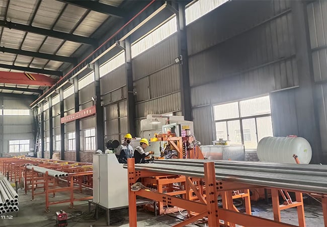 High-frequency welding fin tube machine