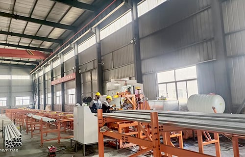 hf welding fin tube machine