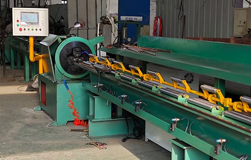 low fin tube machine