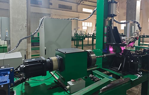 spiral fin tube machine